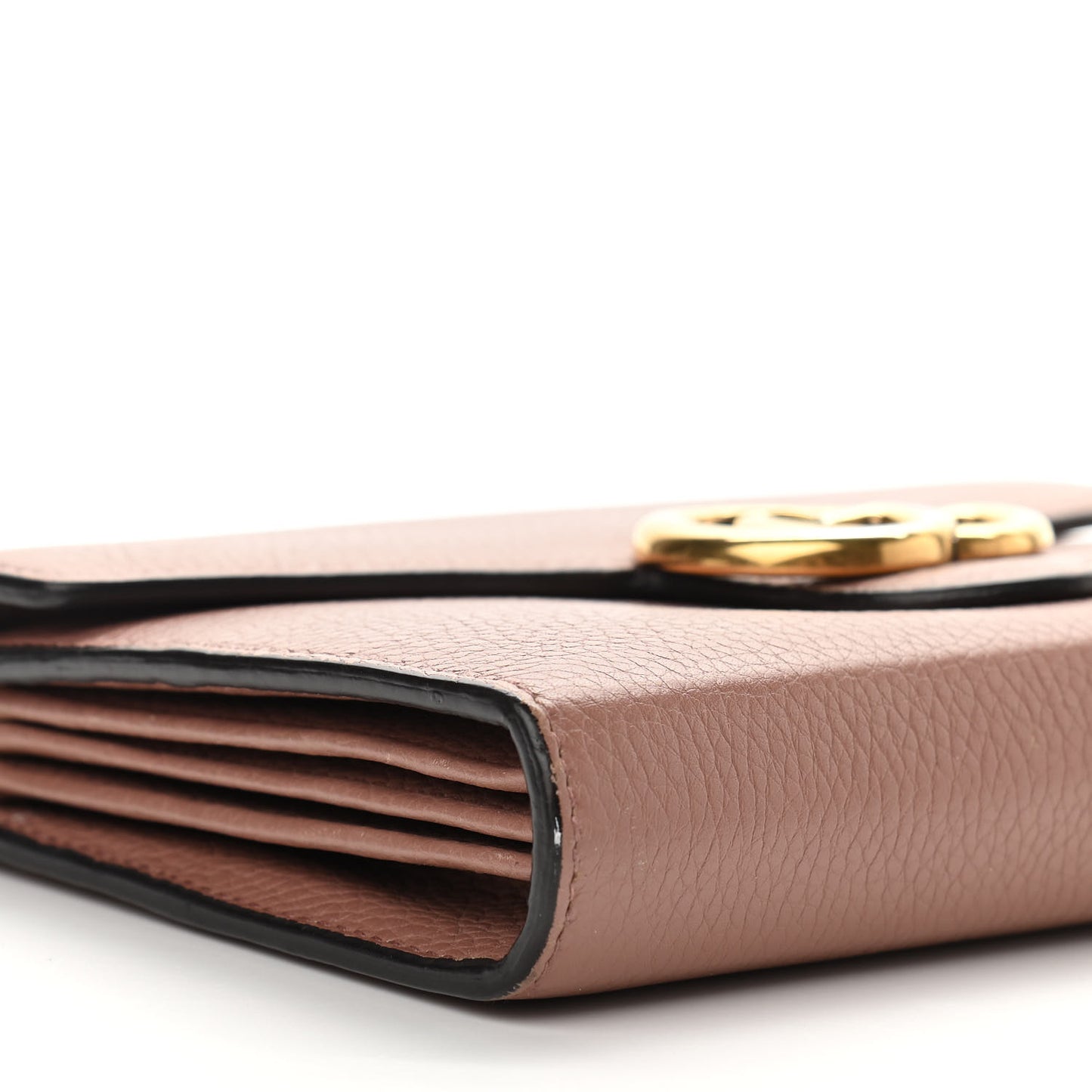 Cellarius Calfskin GG Marmont Chain Wallet Rosy Phard