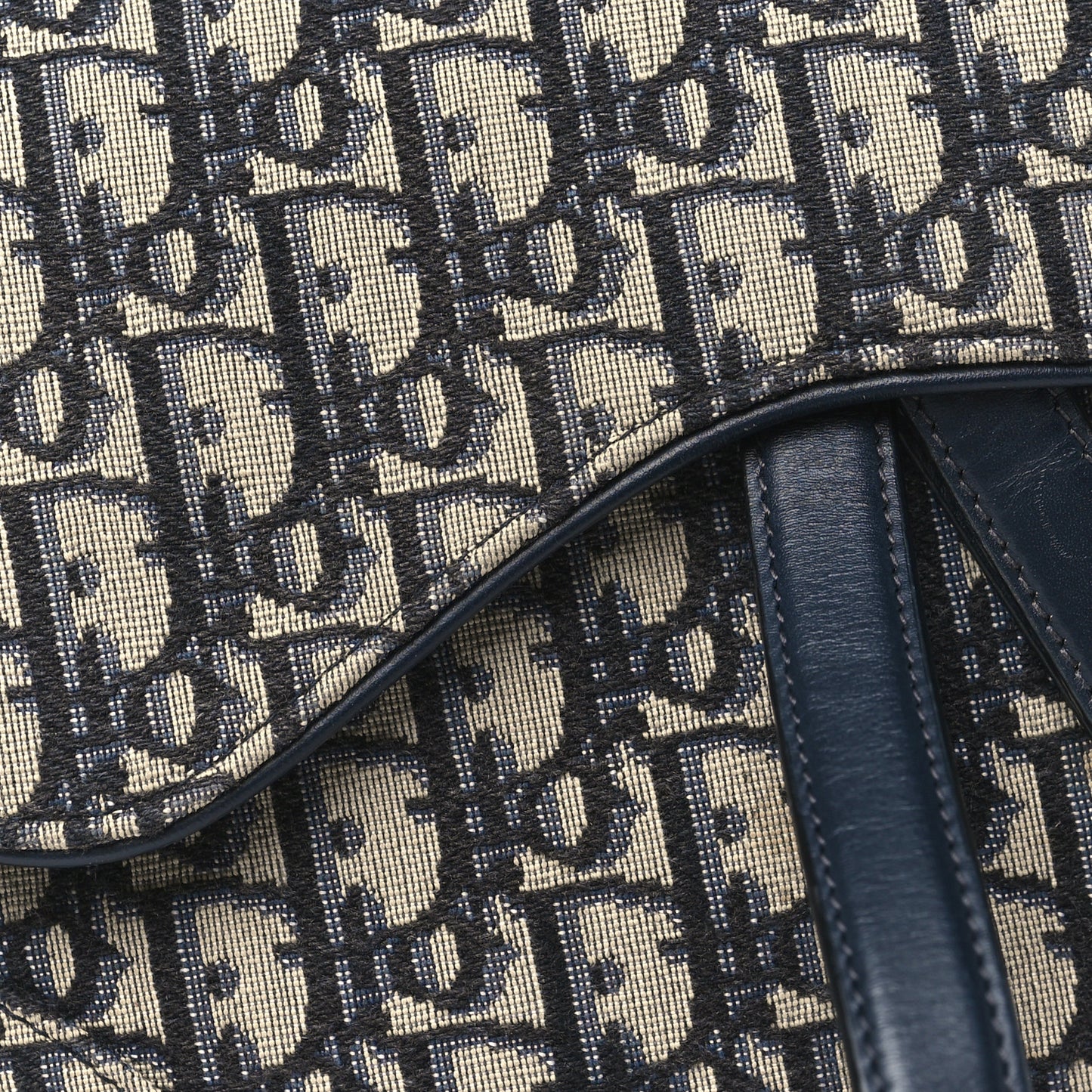 Oblique Saddle Bag Blue