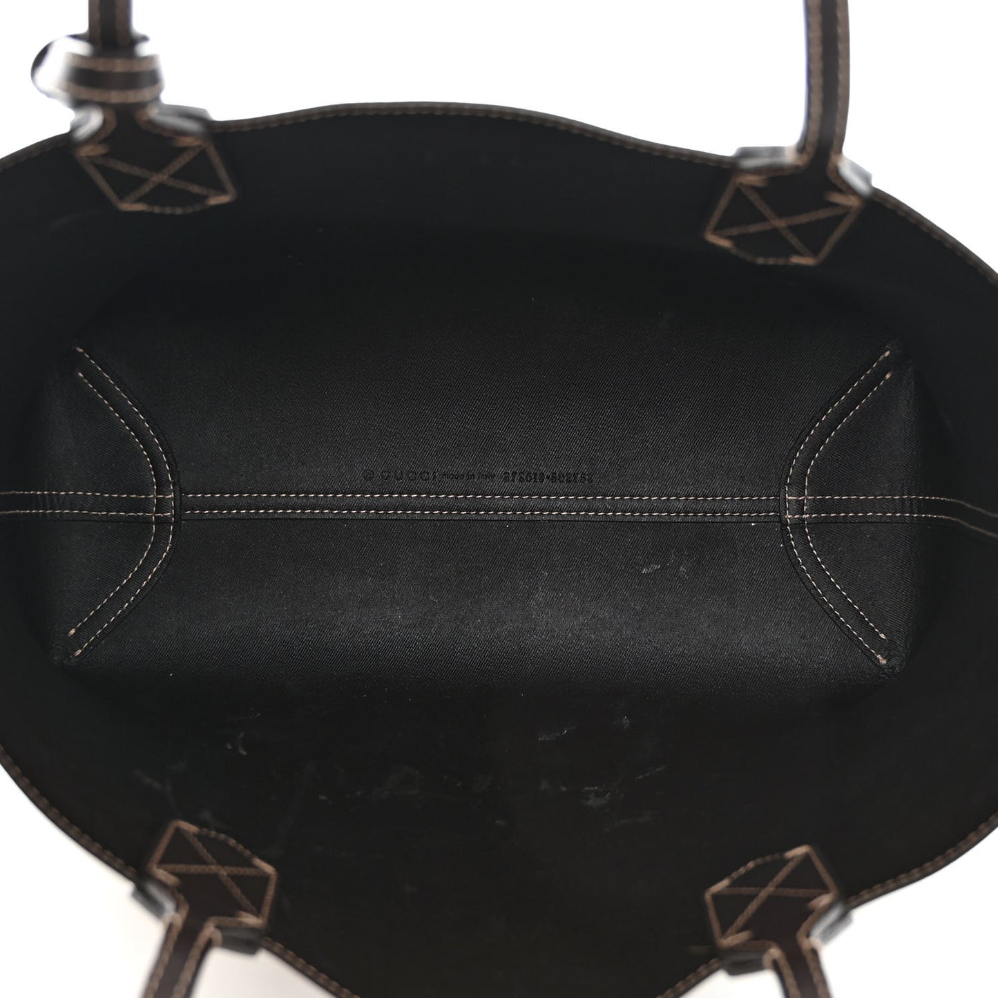 GG Supreme Monogram Small Reversible Tote Black
