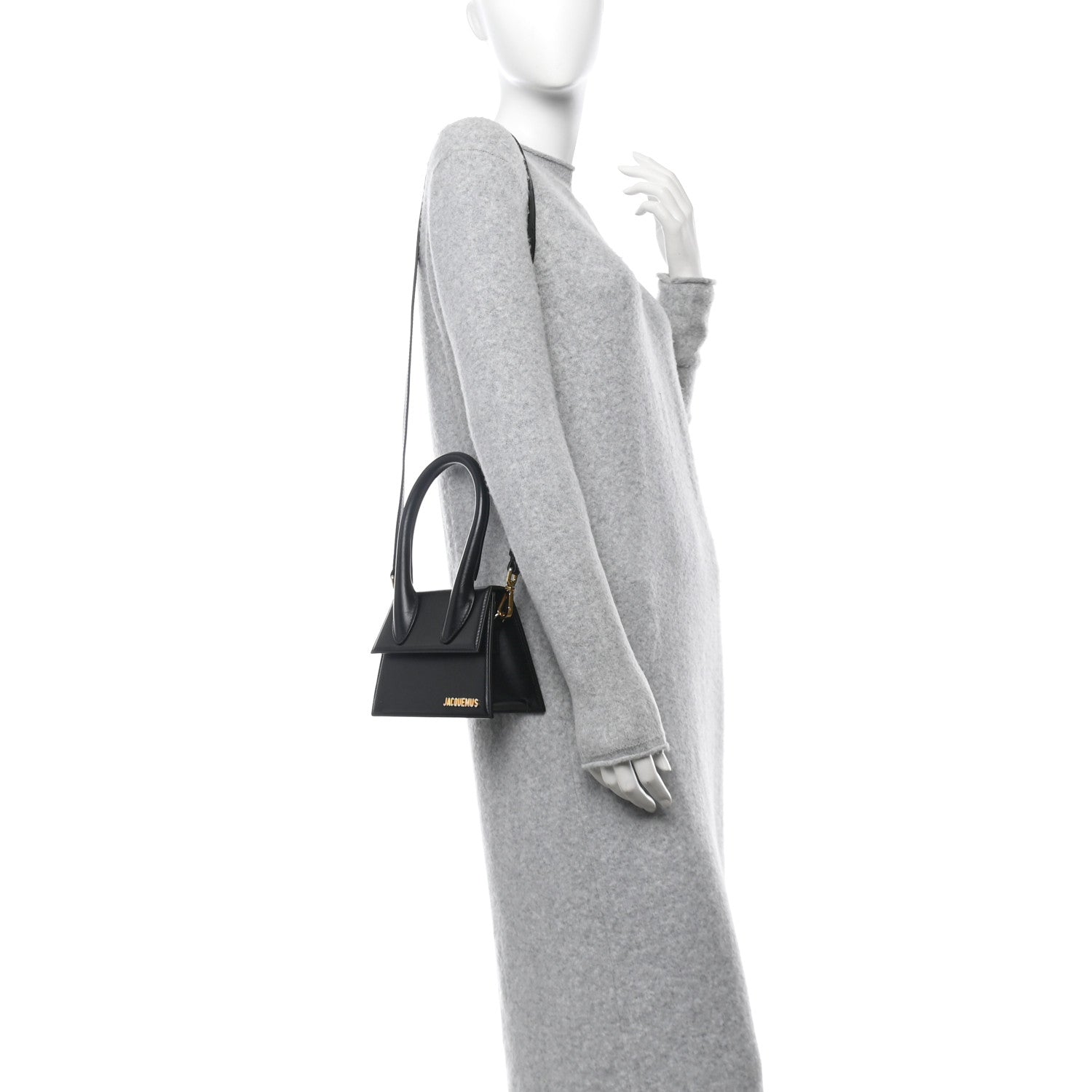 Jacquemus Smooth Calfskin Le Chiquito Moyen Black 2 of 12