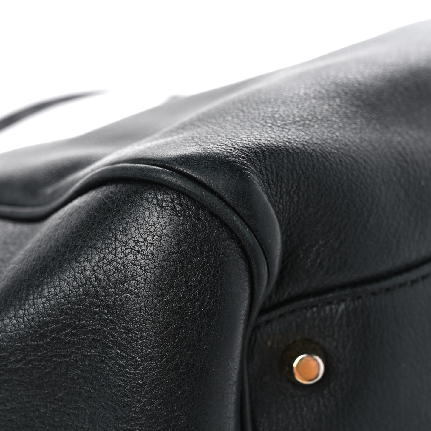 Lambskin Small Canterbury Tote Black