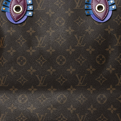 Louis Vuitton Monogram Totem Neverfull MM Magenta 7 of 10