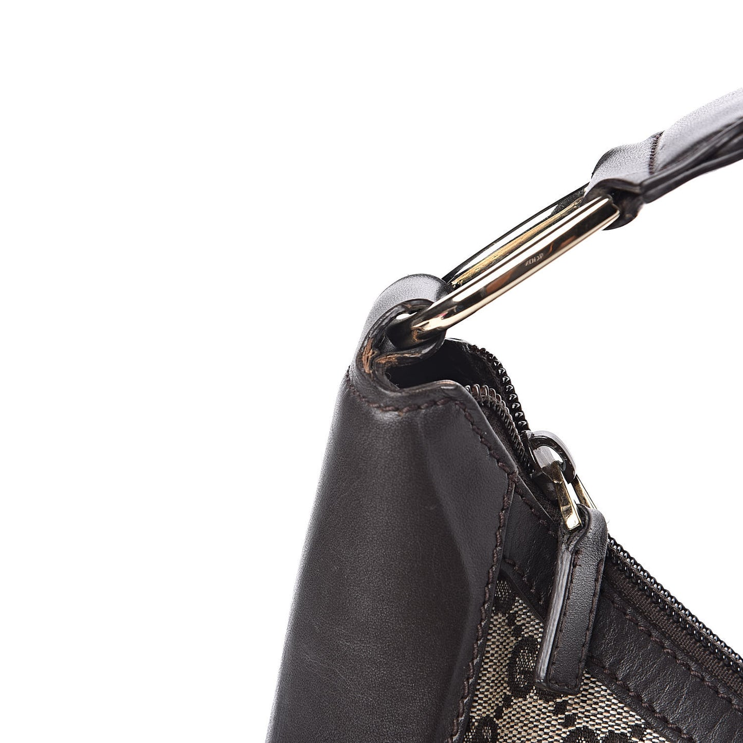 Monogram Half Moon Hobo Dark Brown