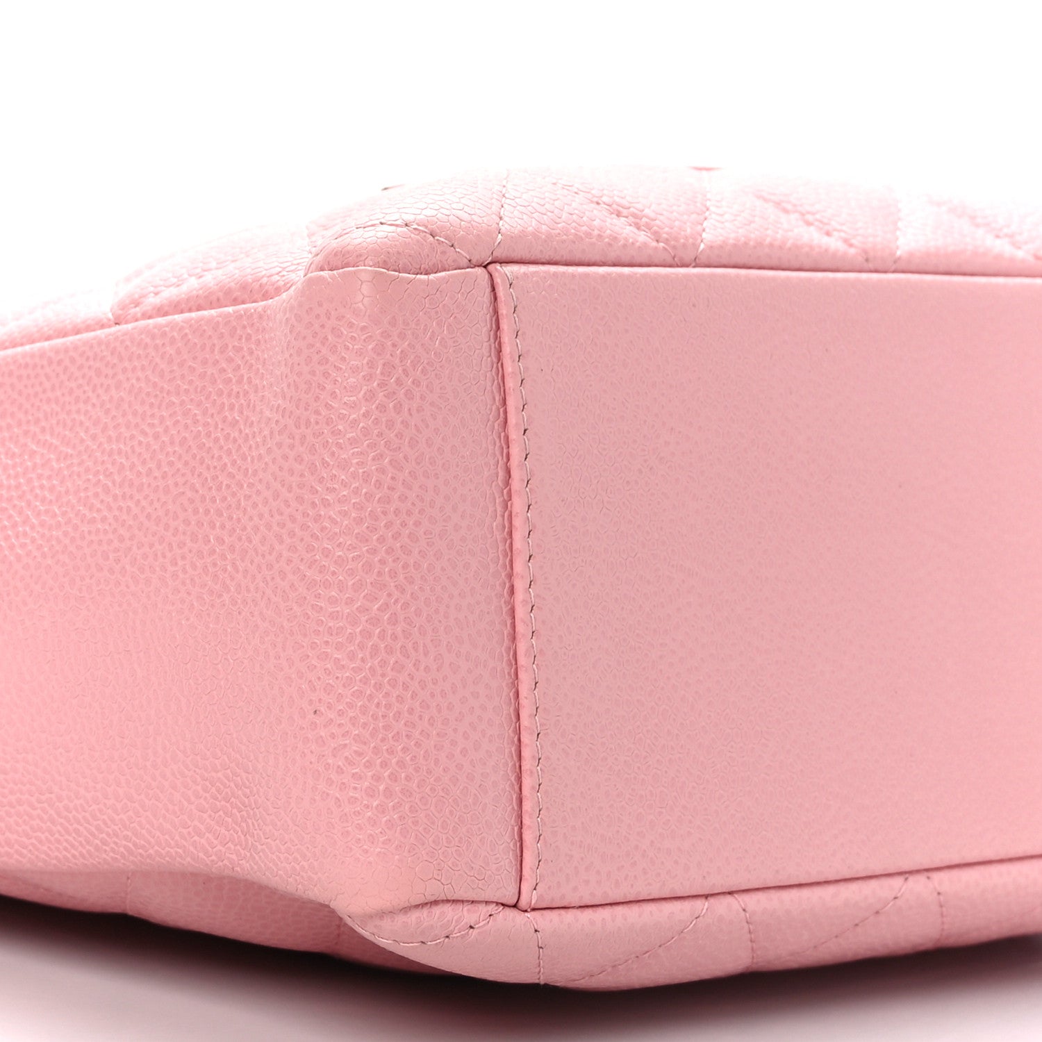 Chanel Caviar Quilted Petit Shopping Tote PST Pink 8 of 13
