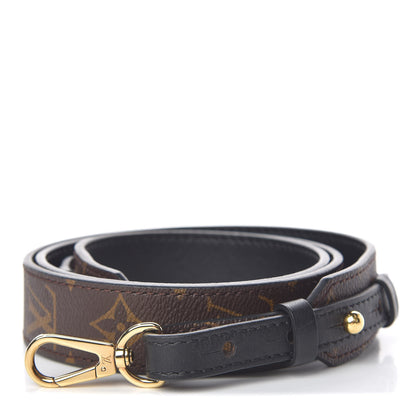 Louis Vuitton Monogram Bandouliere Shoulder Strap XL Black 1 of 5