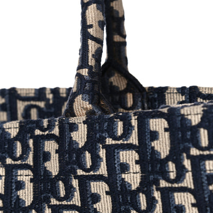 Christian Dior Oblique Book Tote Blue Multicolor 11 of 15