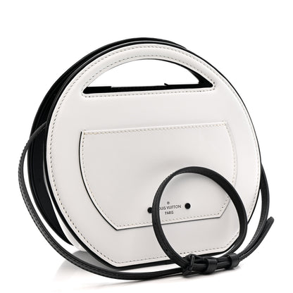 Louis Vuitton Calfskin Around Me PM White Black 3 of 11