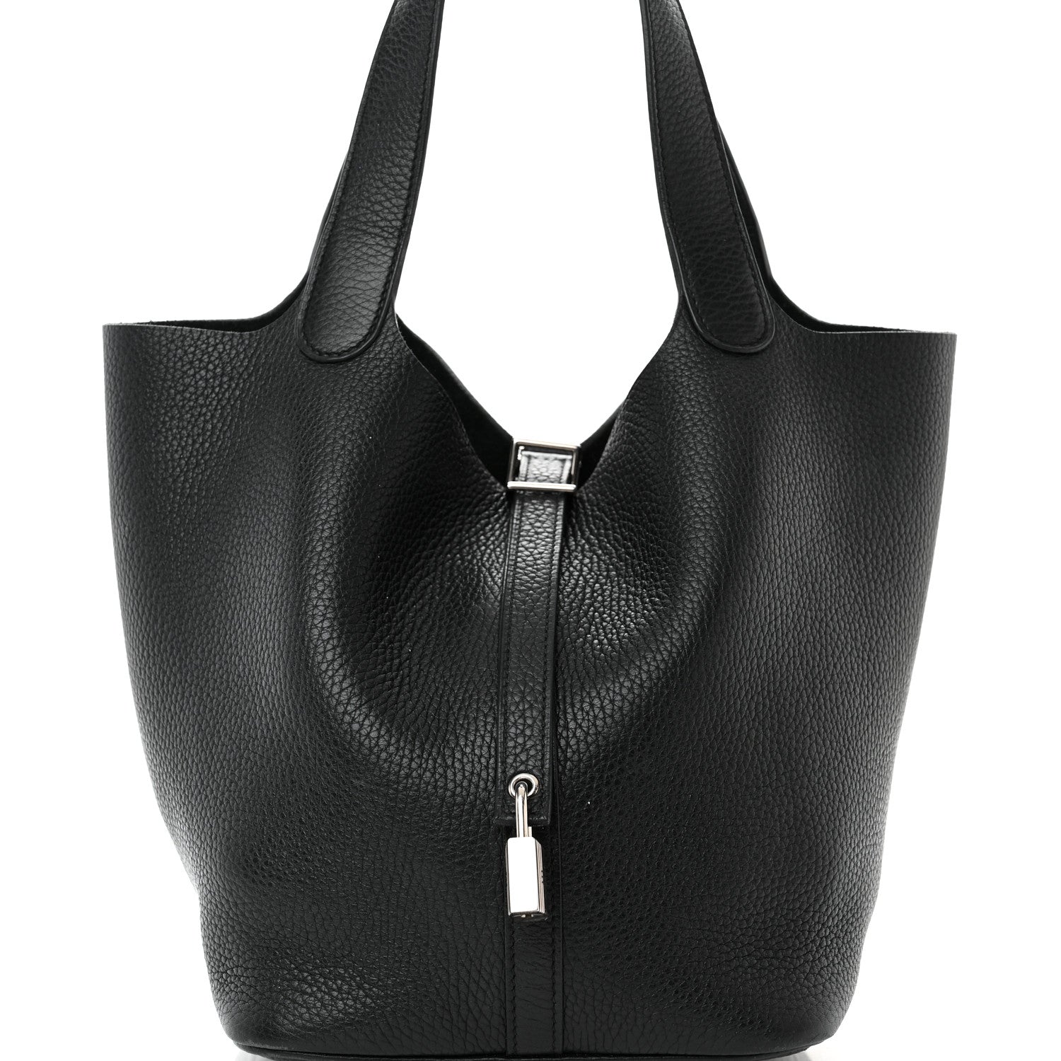 Hermes Taurillon Clemence Picotin Lock 22 MM Black 8 of 17