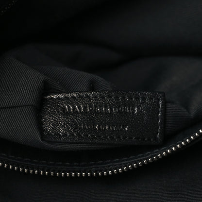 Saint Laurent Crinkled Calfskin Matelasse Monogram Large Niki Chain Satchel Black 7 of 9