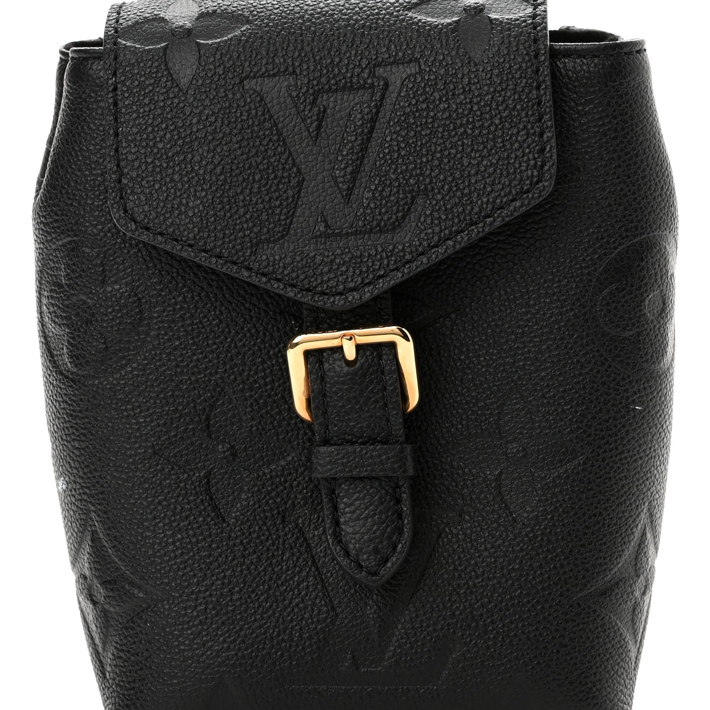 Empreinte Monogram Giant Tiny Backpack Black