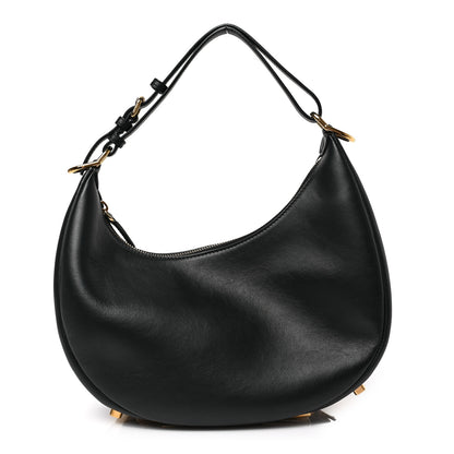Fendi Vitello Grace Matte Small Fendigraphy Hobo Bag Black 1 of 8