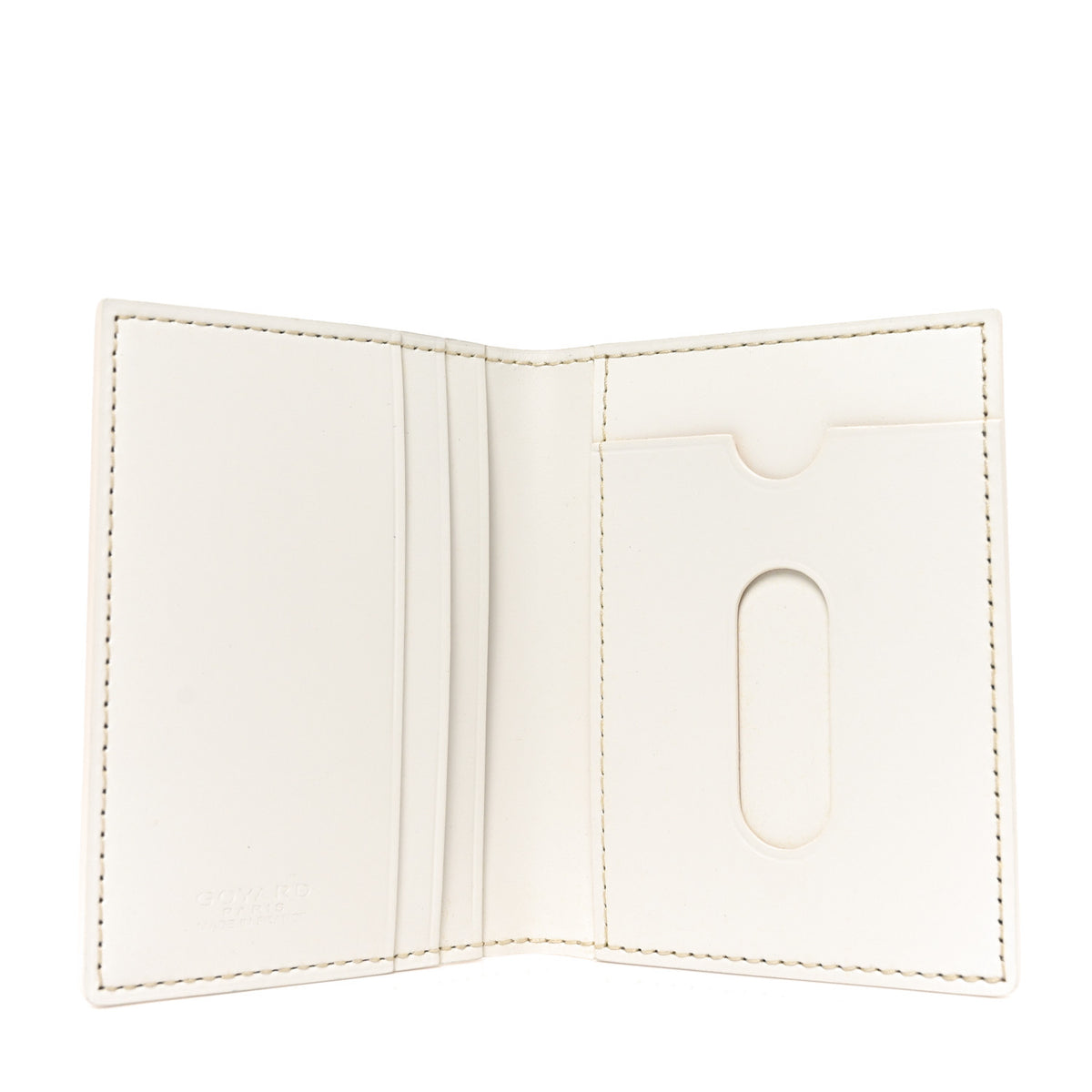 Goyardine Saint Marc Card Holder White