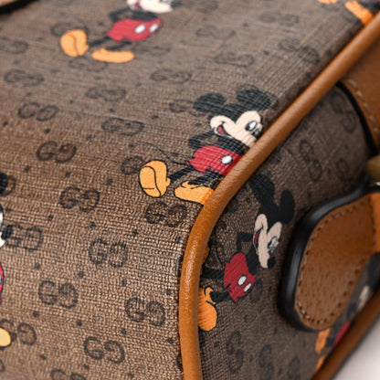 Gucci X DISNEY Mini Vintage GG Supreme Monogram Mickey Mouse Shoulder Bag Beige Vintage Sun Oil 9 of 12