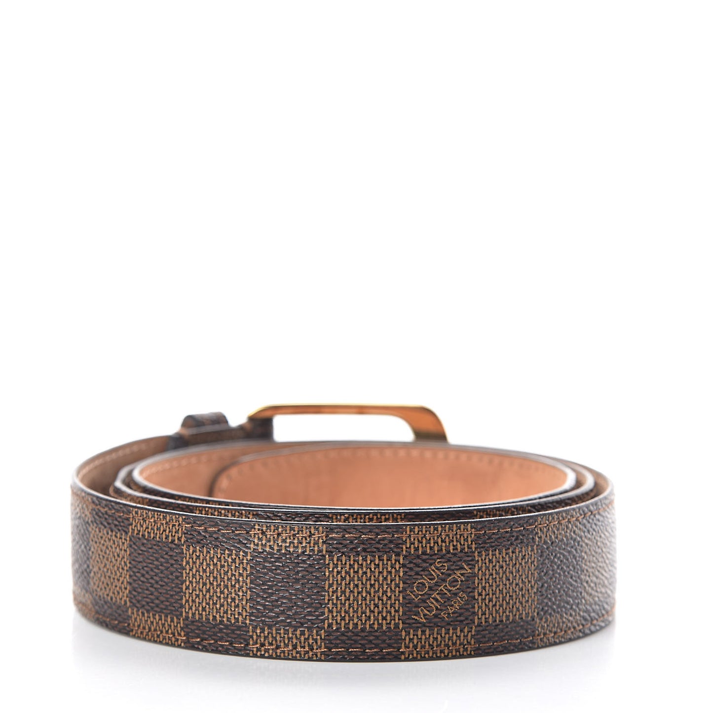 Damier Ebene 30mm Ellipse Belt 100 40