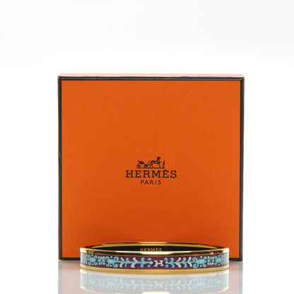 Hermes Enamel Printed Narrow Bracelet 70 6 of 6