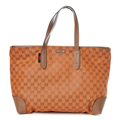 Gucci Monogram Large Original Tote Orange 1 of 13