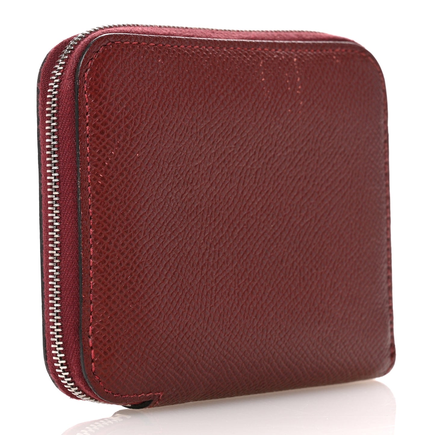 Epsom Silk'In Compact Wallet Bordeaux