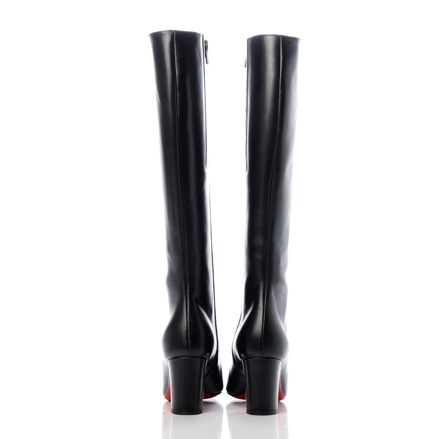 Calfskin Cadrilla Botta 70 Tall Boots 37 Black