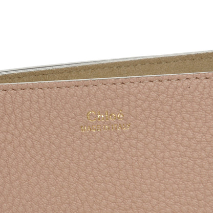 Chloe Grained Lambskin Drew Shoulder Bag Cement Pink 6 of 7