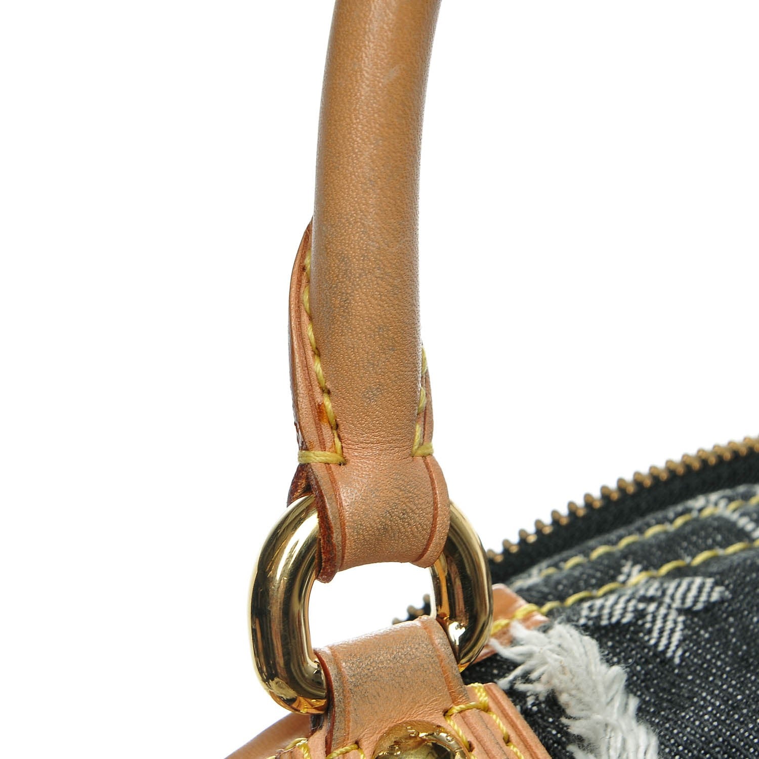 Louis Vuitton Denim Patchwork Speedy 30 Grey 8 of 8