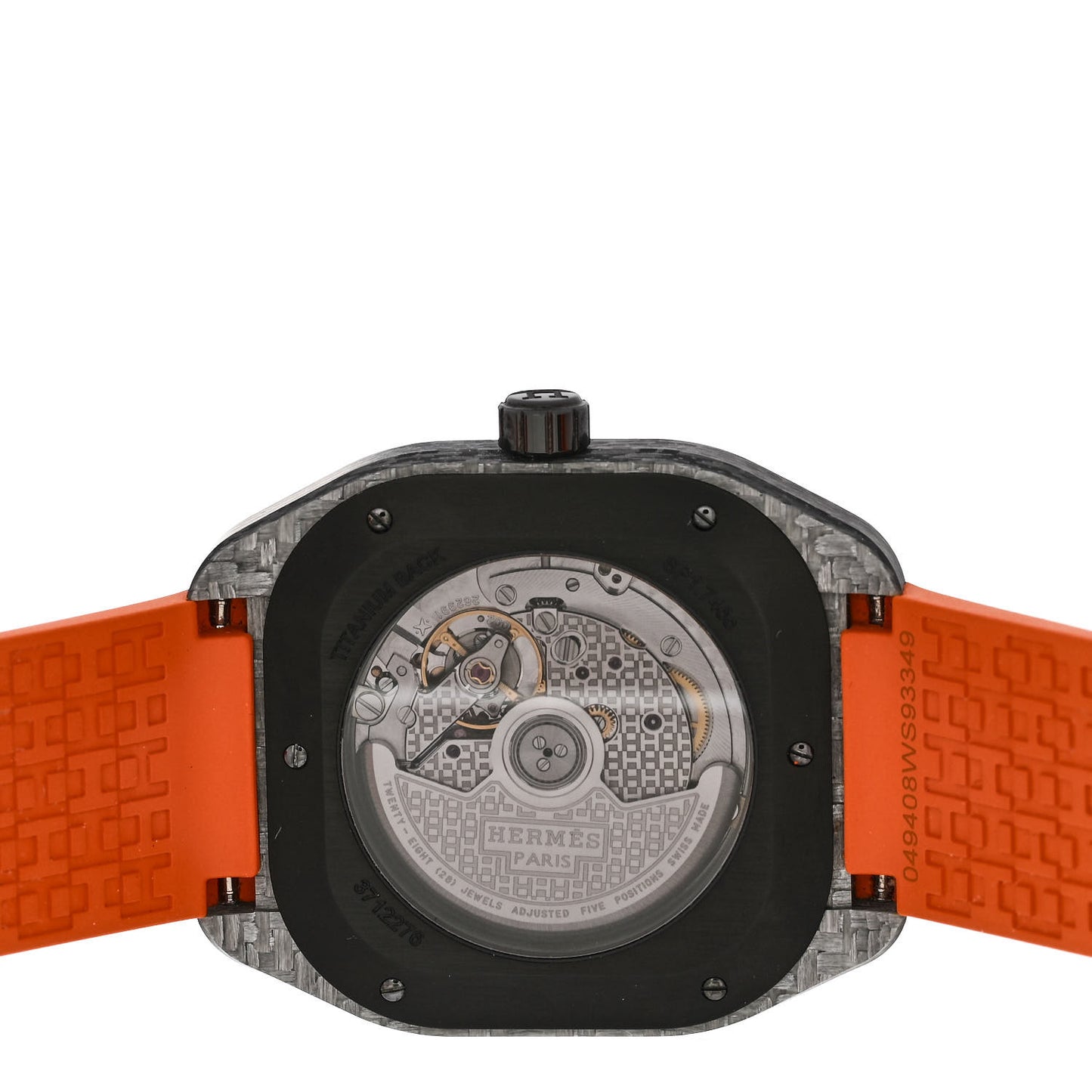 Glass Fiber Ceramic Rubber 39mm H08 Automatic Watch Orange