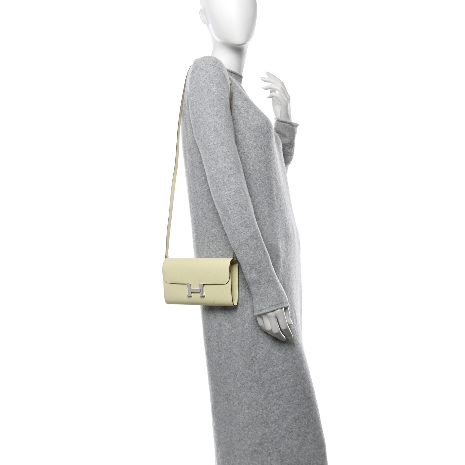 Hermes Epsom Constance Long Wallet To Go Wallet Jaune Milton 2 of 12