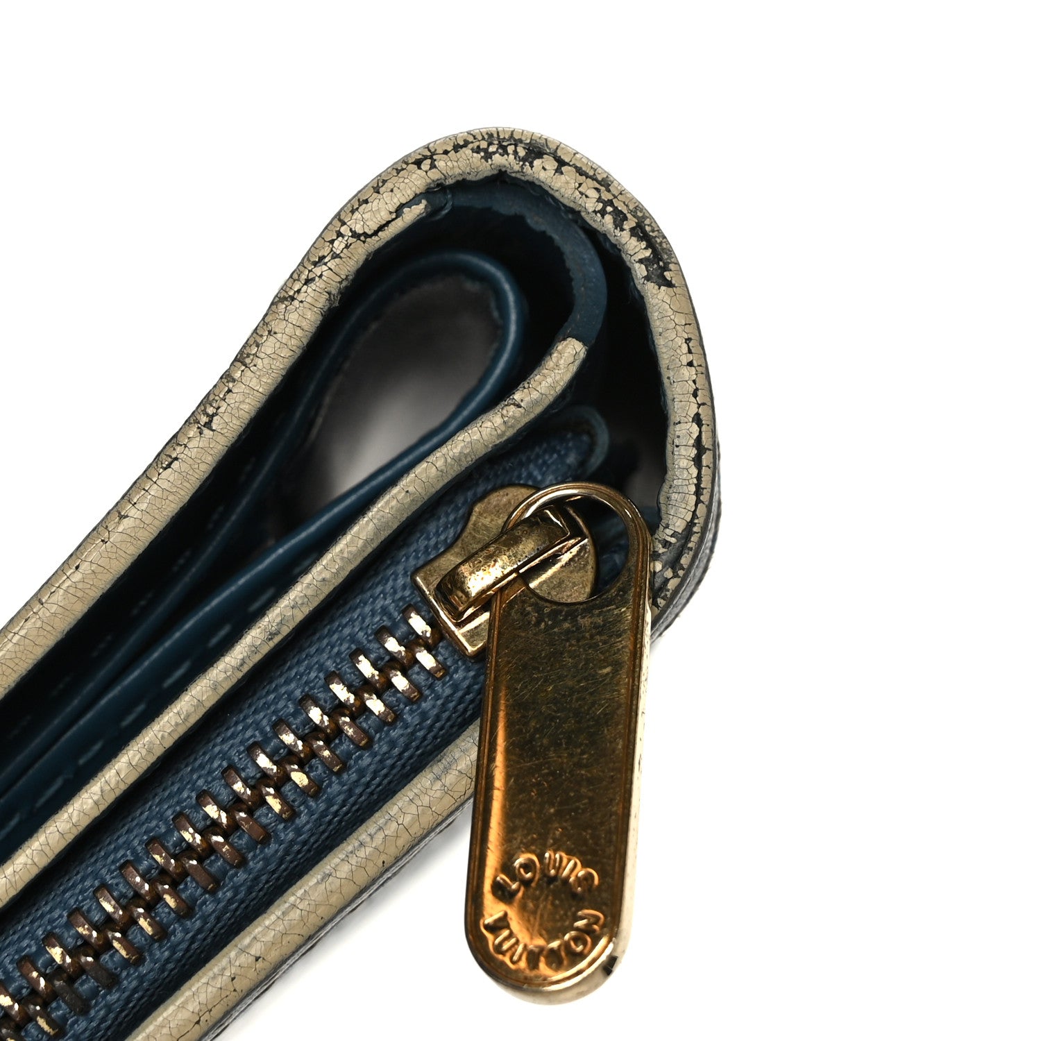 Louis Vuitton Suhali Compact Zipped Wallet Blue 8 of 9