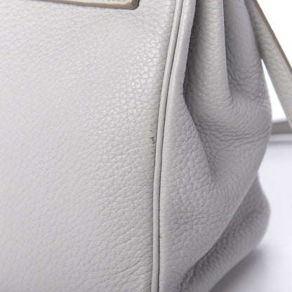 Hermes Taurillon Clemence Kelly Retourne 32 Gris Perle 11 of 13