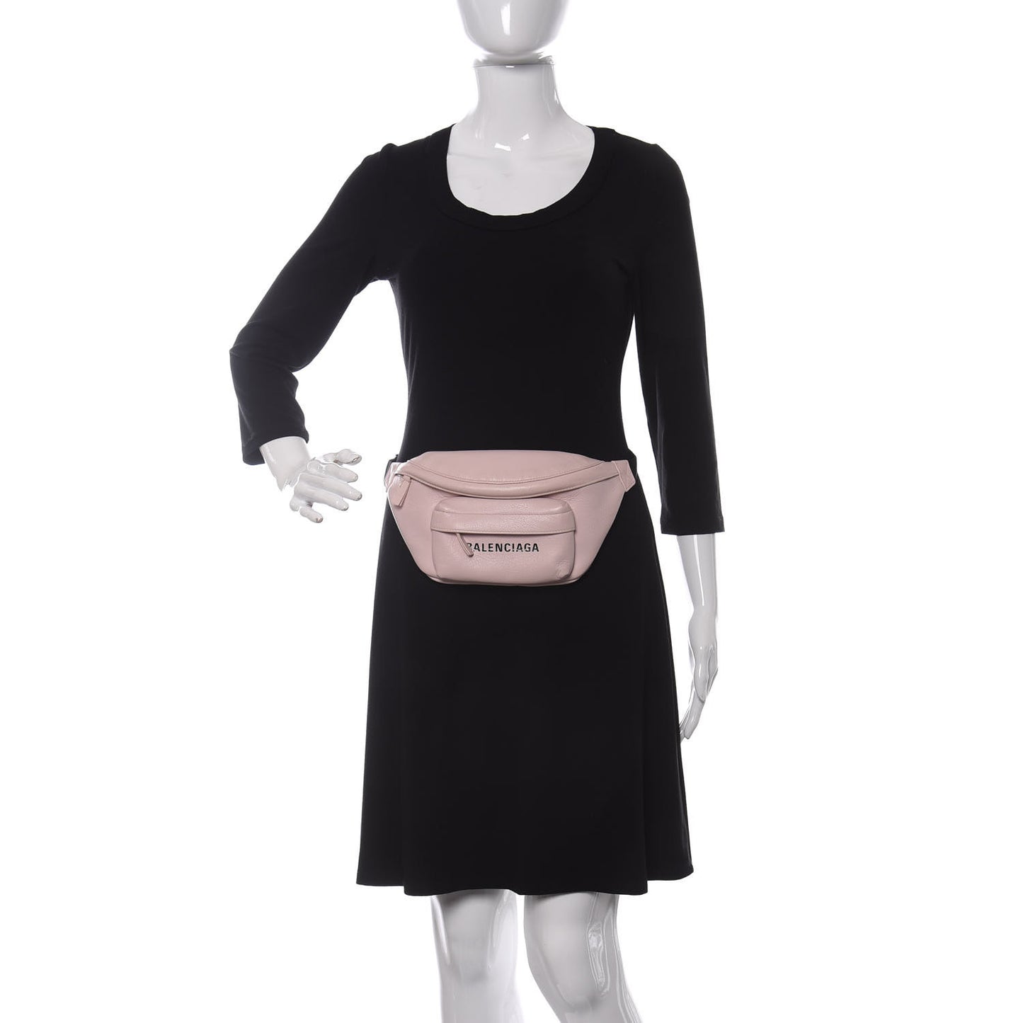 Smooth Double Calfskin Logo Everyday Beltpack XS Light Rose Black