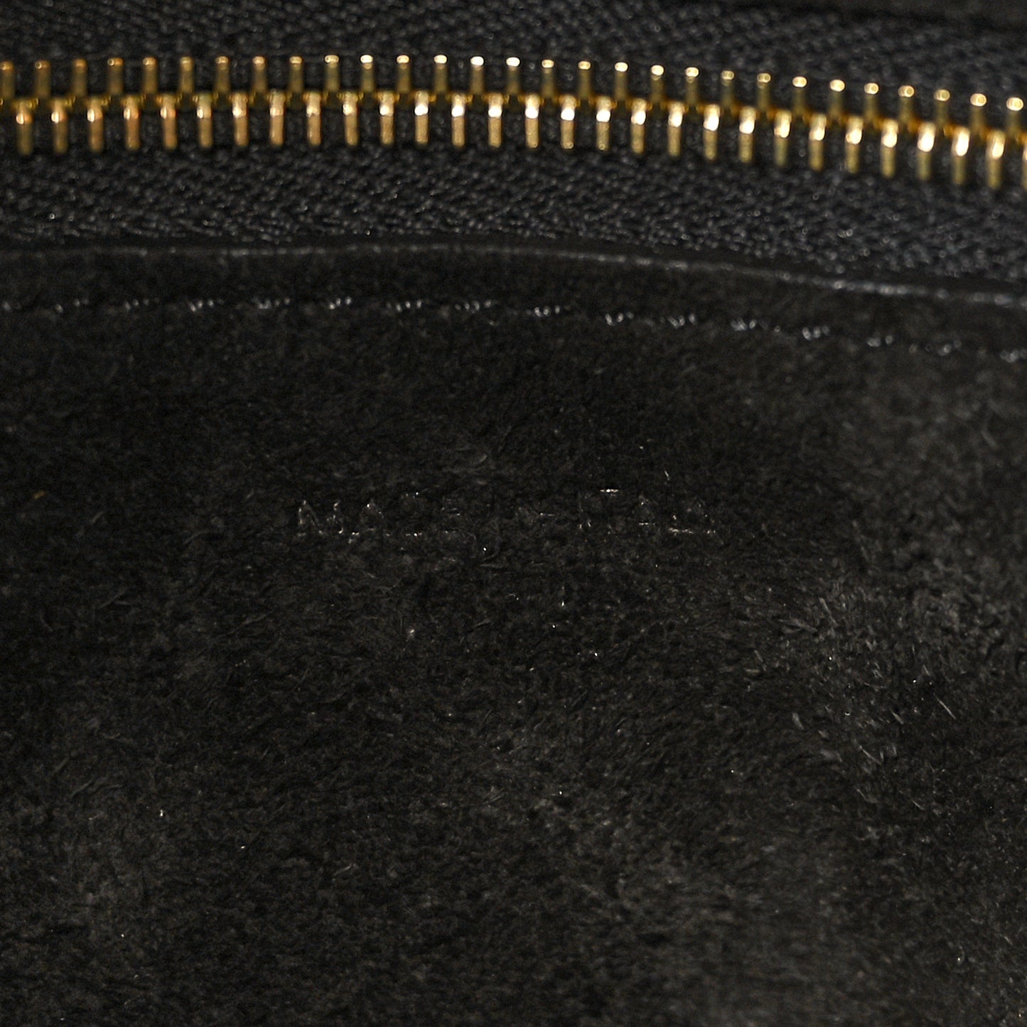 Soft Grained Calfskin Sangle Bucket Bag Black