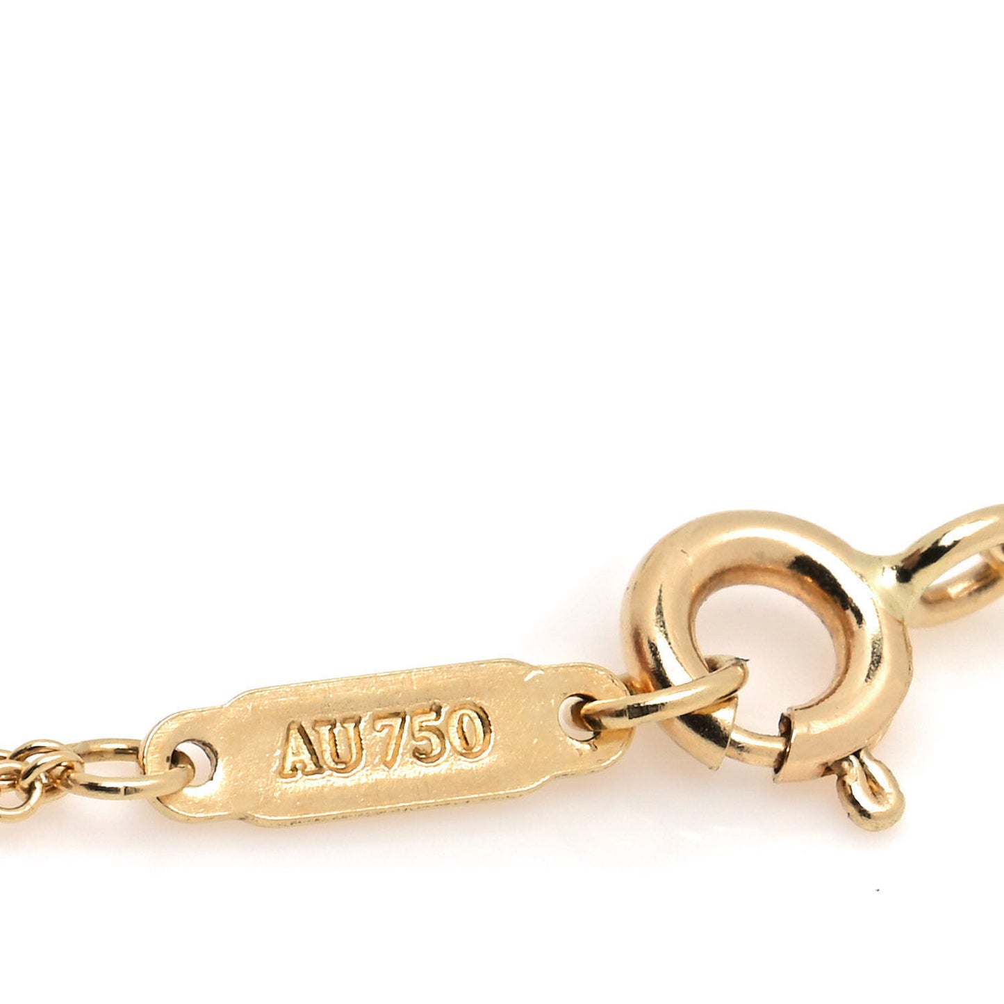 18K Yellow Gold Infinity Bracelet