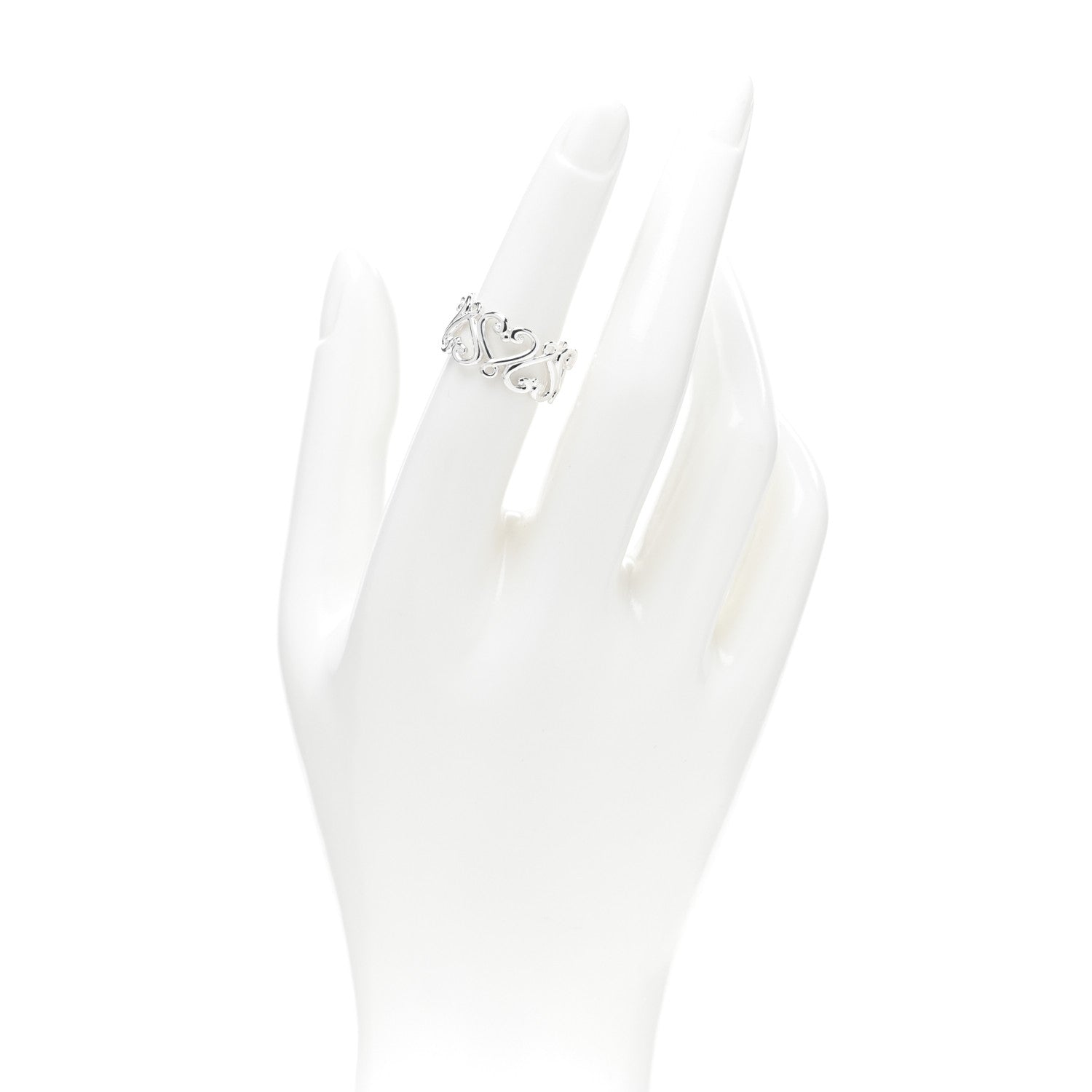 Tiffany Sterling Silver Paloma Picasso Venezia Goldoni Band Ring 52 6 2 of 4