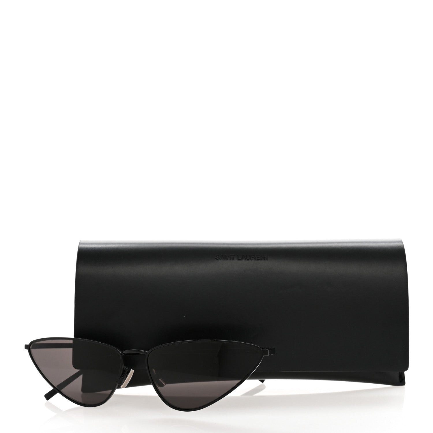 Saint Laurent SL487 Cat Eye Sunglasses Black 9 of 9
