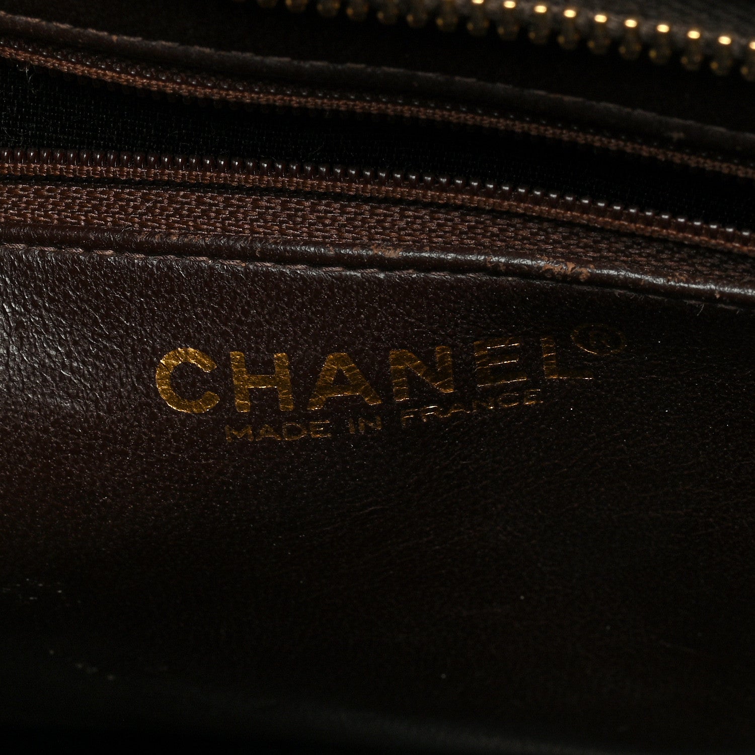 Chanel Caviar Quilted Medallion Tote Dark Brown 6 of 10