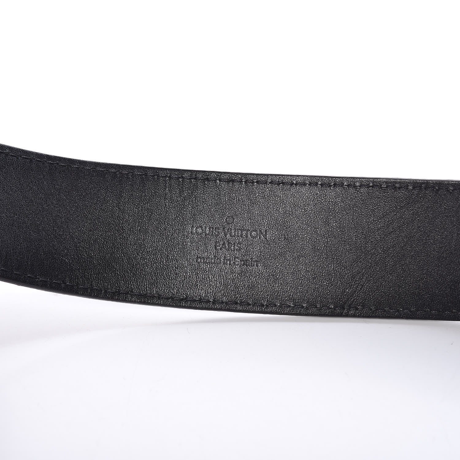 Louis Vuitton Damier Graphite LV Initiales Belt 90 36 7 of 9