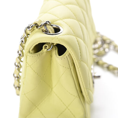 Chanel Lambskin Quilted Mini Square Flap Yellow 13 of 14