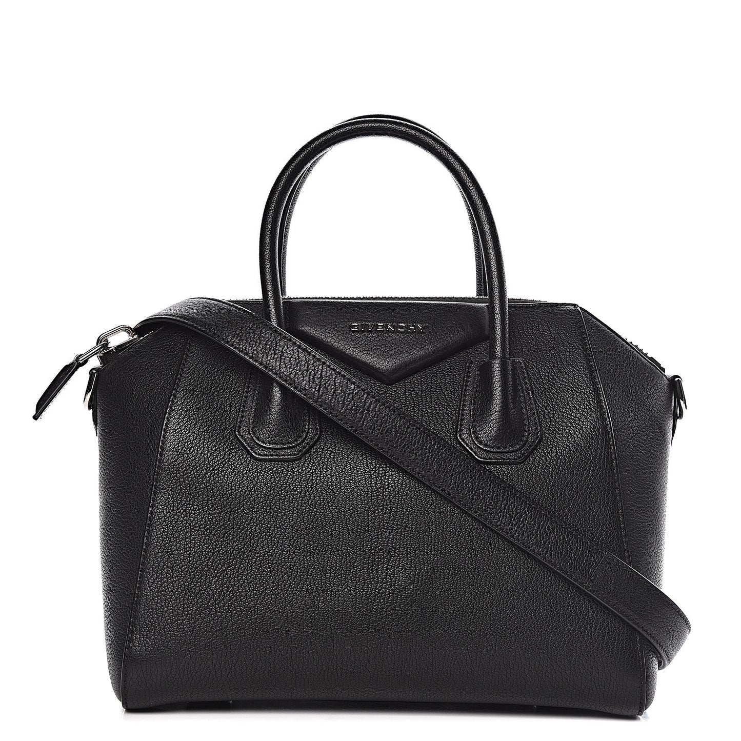 Sugar Goatskin Small Antigona Black