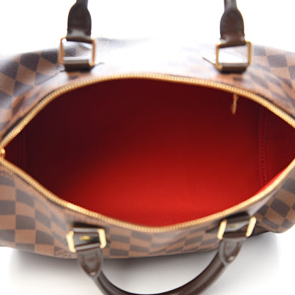 Louis Vuitton Damier Ebene Speedy Bandouliere 30 4 of 9