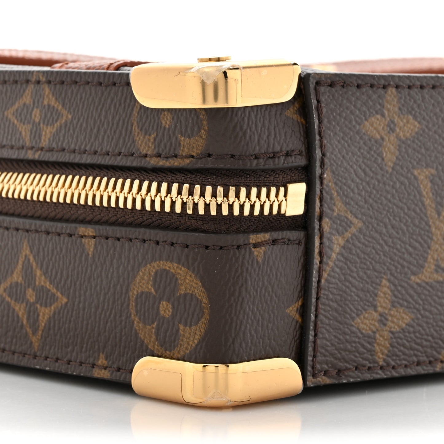 X NBA Grained Calfskin Monogram Handle Trunk Brown