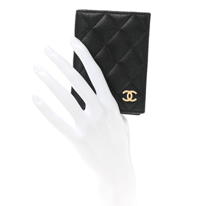 Chanel Caviar Quilted Card Holder Wallet Black 2 of 8