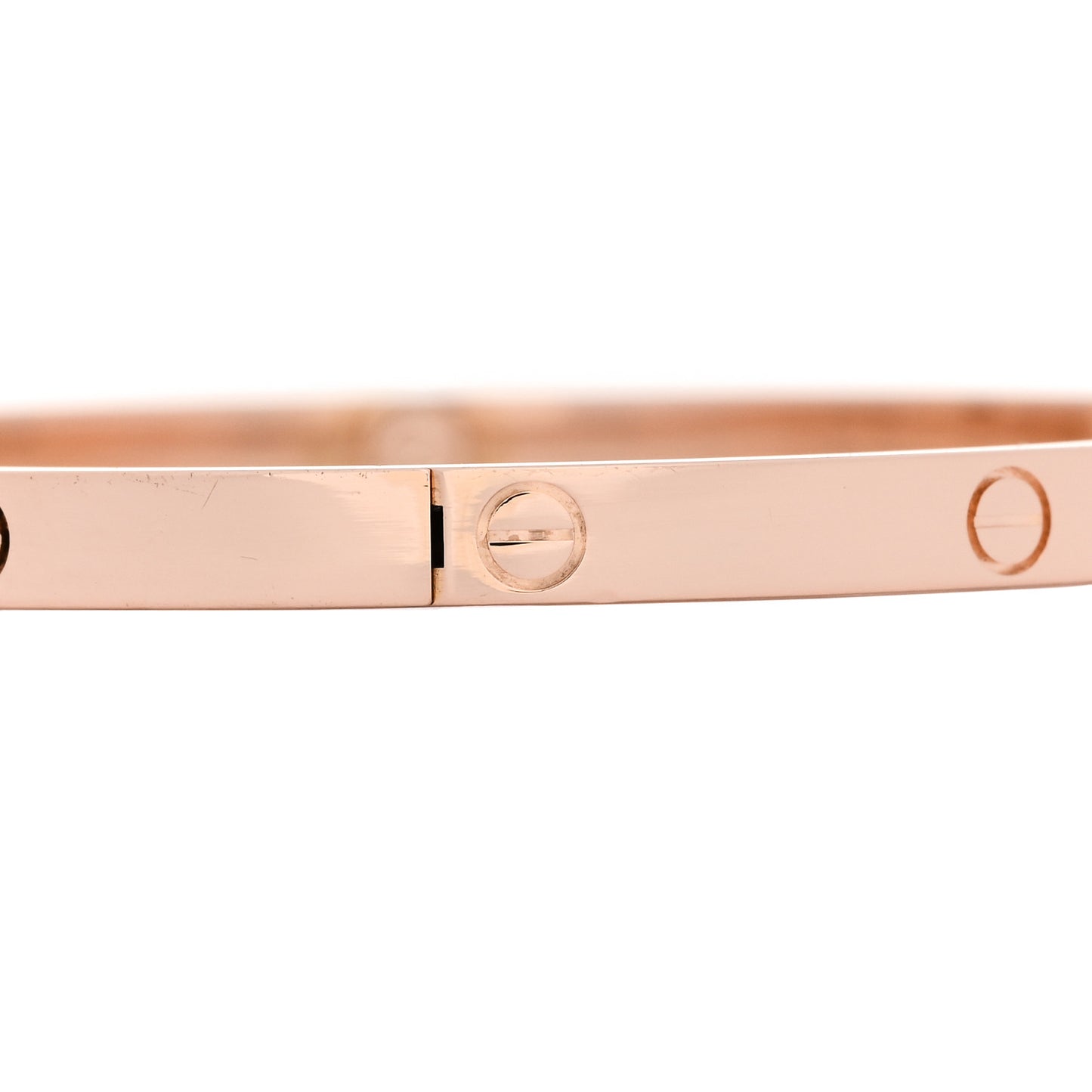 18K Pink Gold Small LOVE Bracelet 17