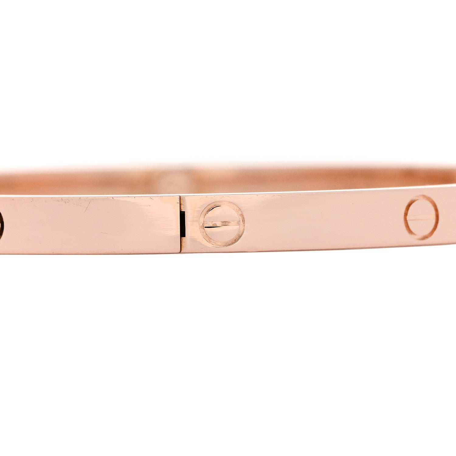 Cartier 18K Pink Gold Small LOVE Bracelet 17 4 of 7