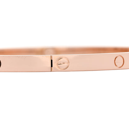 Cartier 18K Pink Gold Small LOVE Bracelet 17 4 of 7