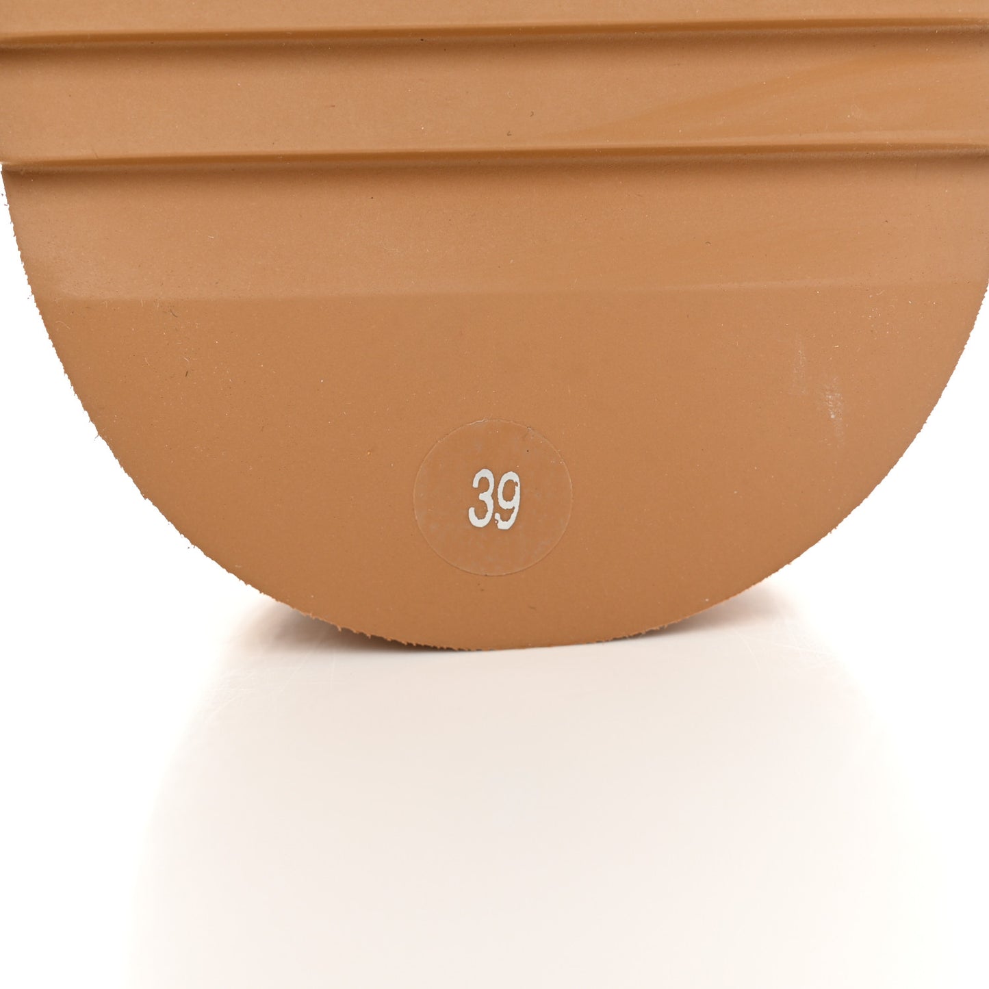 Monogram Jumbo GG Nappa Samoa Platform 40mm Slide Sandals 39 Camel Ebony New Acero