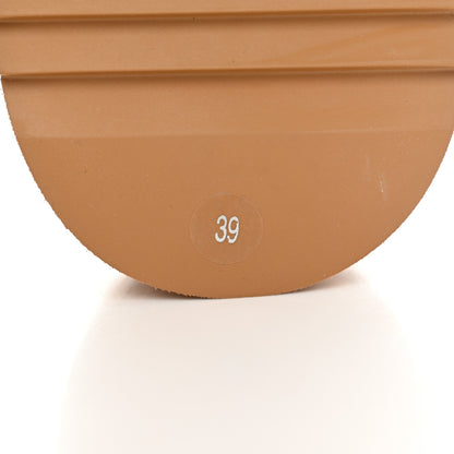 Gucci Monogram Jumbo GG Nappa Samoa Platform 40mm Slide Sandals 39 Camel Ebony New Acero 7 of 12