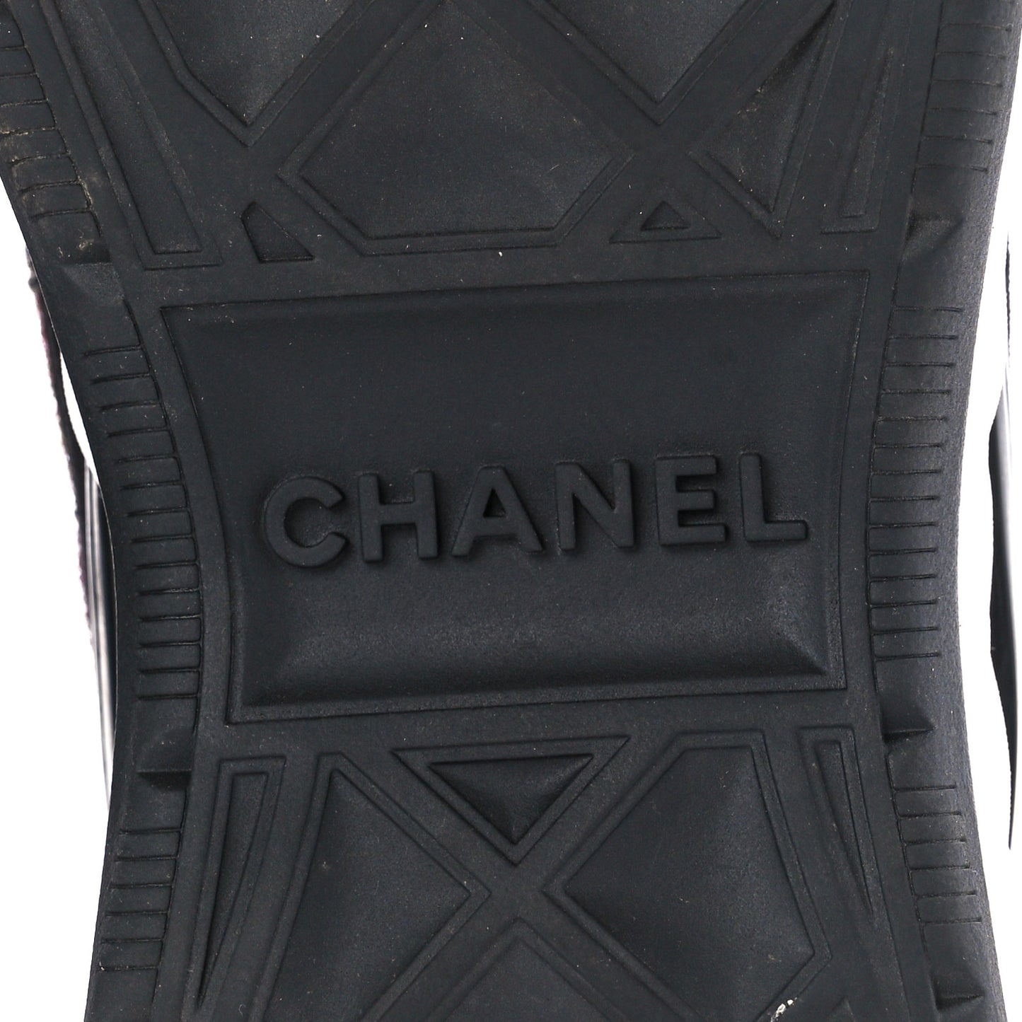 Fabric Suede Calfskin CC Sneakers 41 Blue Black Dark Green