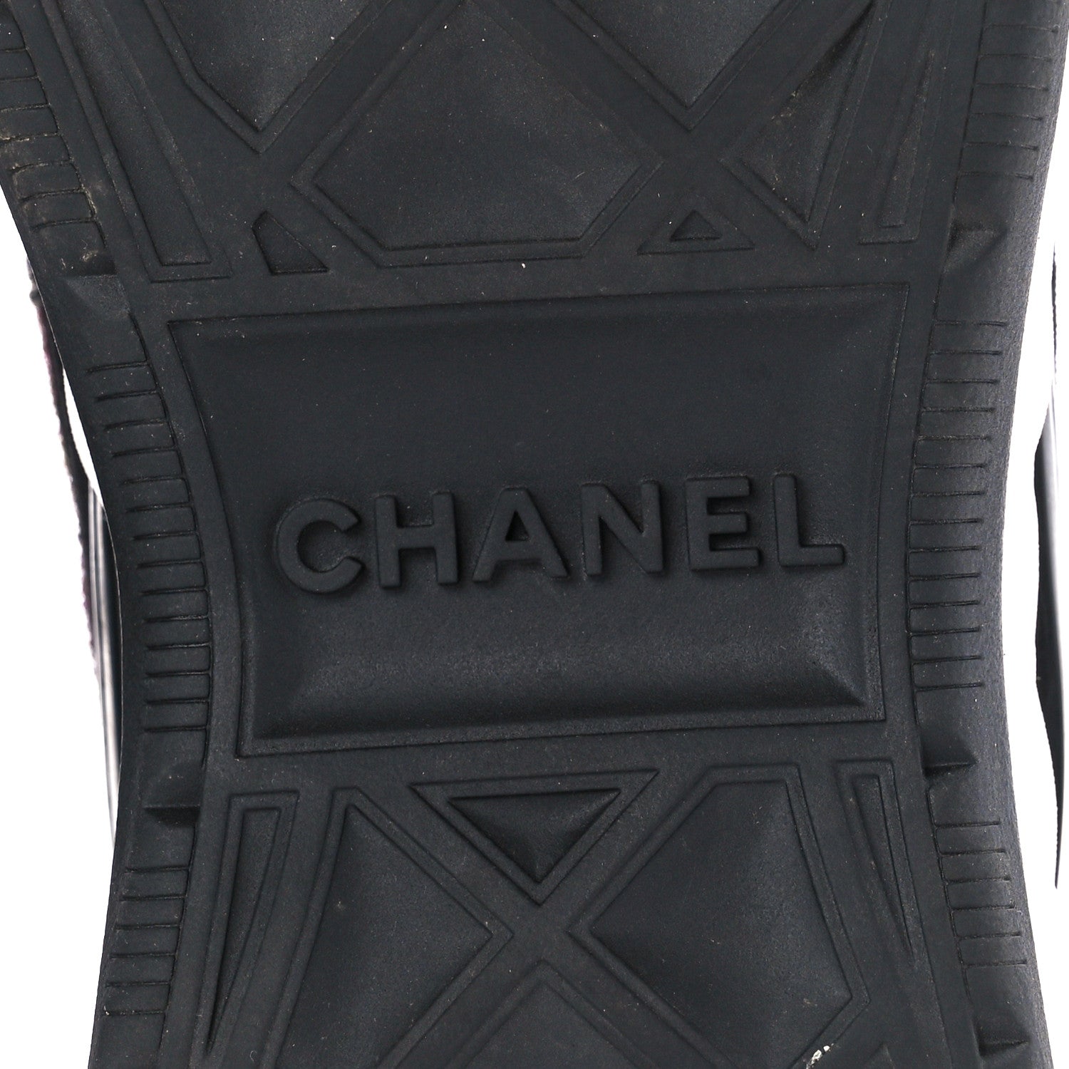 Chanel Fabric Suede Calfskin CC Sneakers 41 Blue Black Dark Green 6 of 8