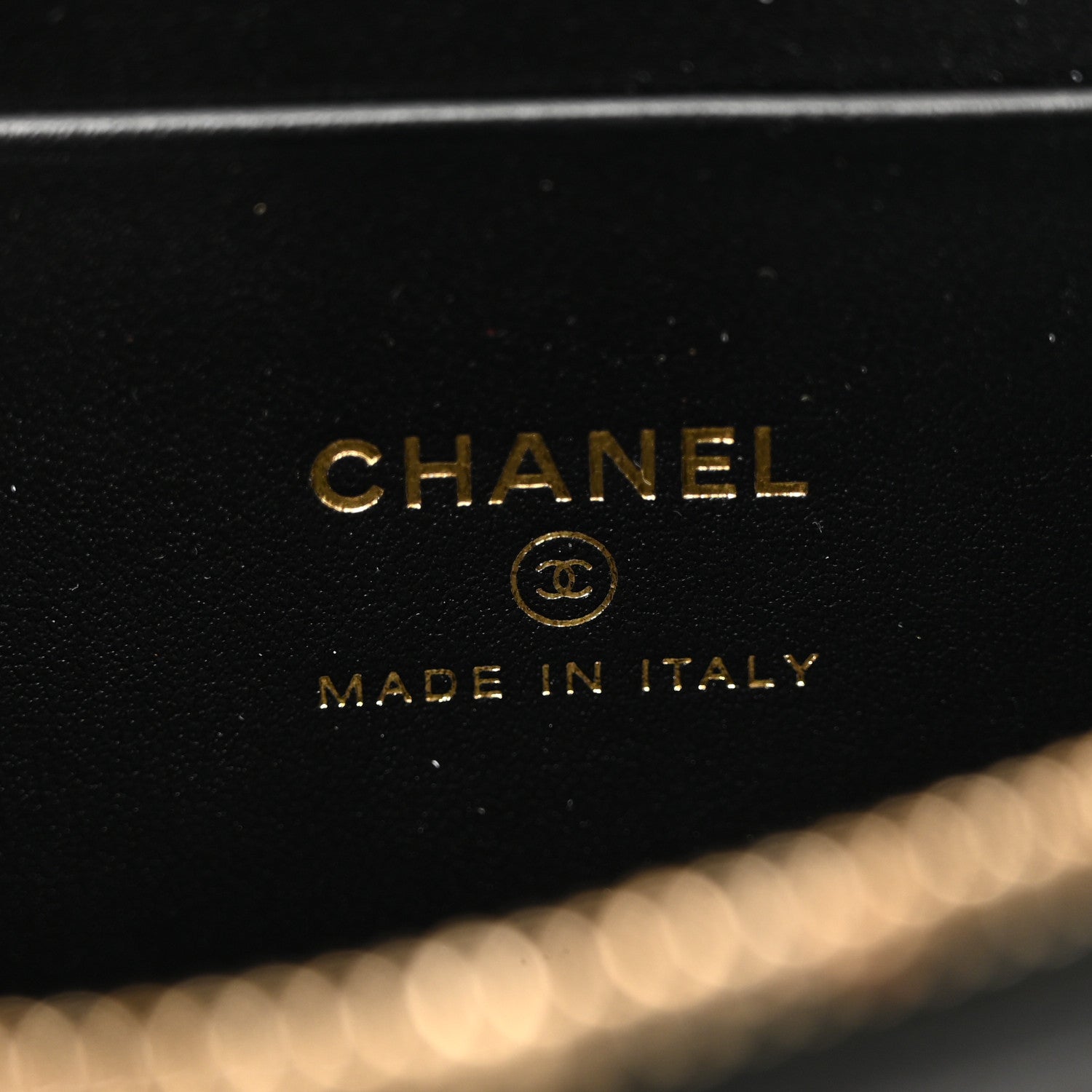Chanel Caviar Quilted Top Handle Slim Vanity With Chain Black 6 of 11