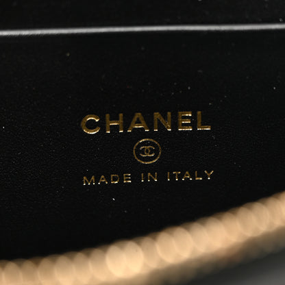 Chanel Caviar Quilted Top Handle Slim Vanity With Chain Black 6 of 11