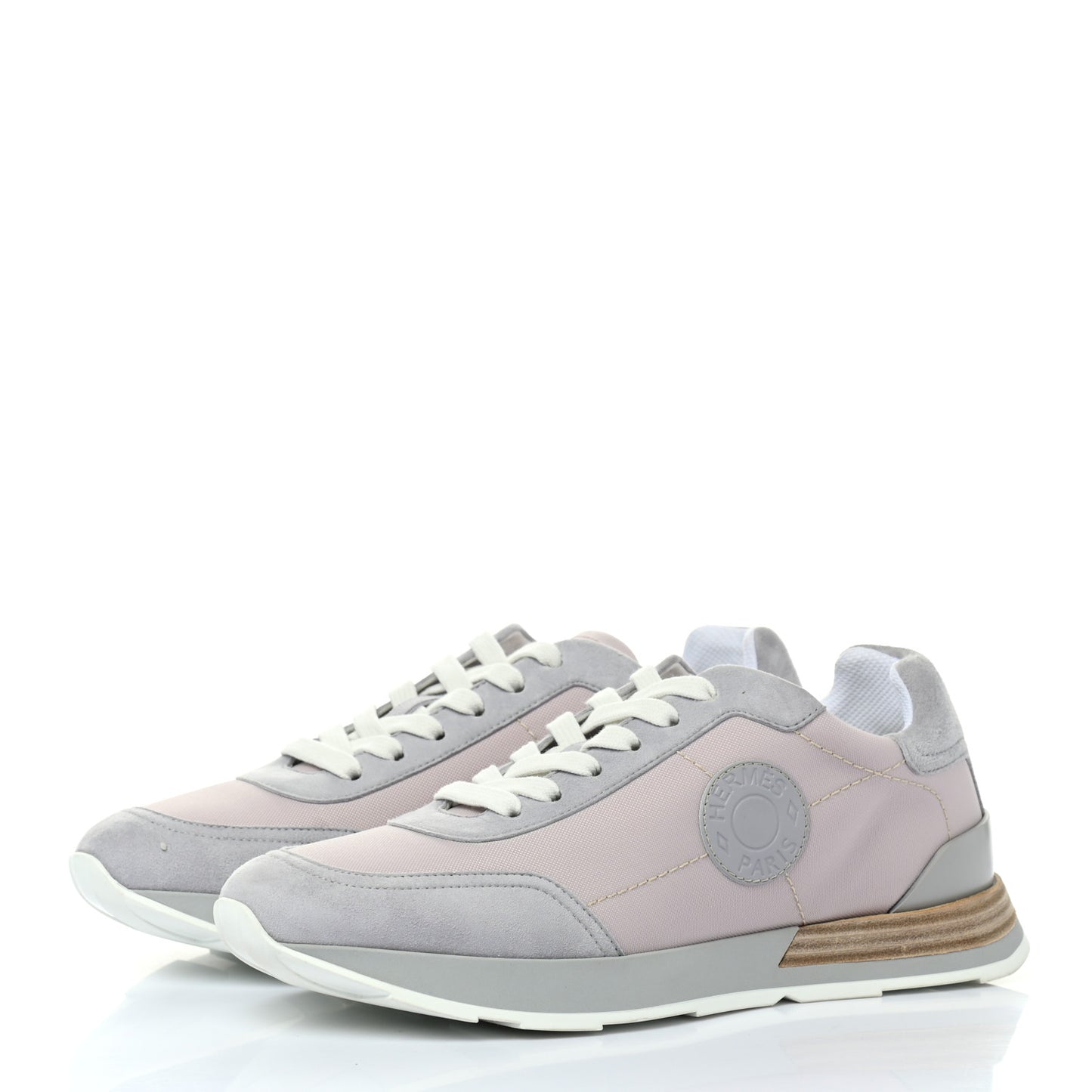 Technical Canvas Suede Goatskin Drive Sneakers 38.5
